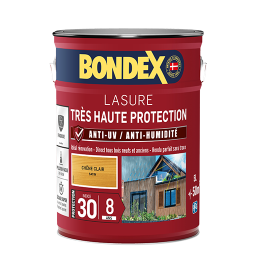 BONDEX Lasure Tous Bois Extérieur 8 ans Chêne Fumé de la marque Bondex